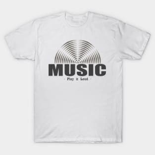 Music Lovers Christmas Party Play it Loud T-Shirt